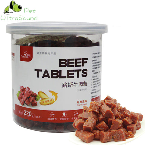 Natural Dry Pet Dog Food Beef Granules Twist Sticks