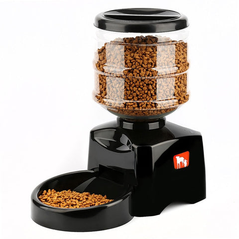 Feeder fountain Voice Message Recording  Food Dispenser Bowl for Dogs